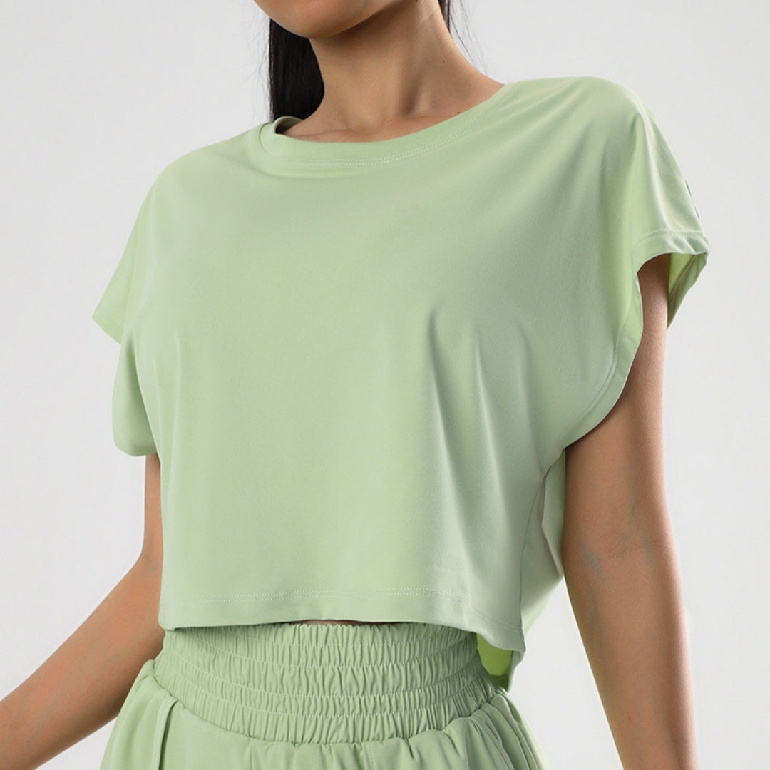 Summer Thin Minimalism Top Women's Quick-drying T-shirt - Chic Angle